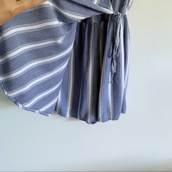 Hollister Women’s Stripes Wrap Romper - Picture 4 of 5